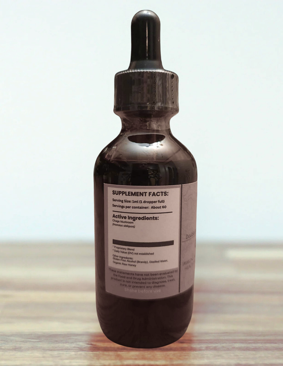 Chaga Mushroom Double Extraction Tincture