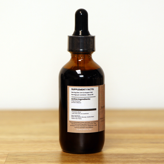 Nalewka z grzyba Chaga o podwójnym ekstrakcie